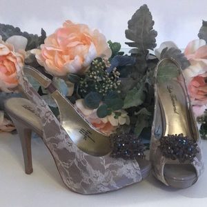 Lulu Townsend slingback peeptoe pump